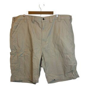 Carhartt Short‎ Men's size 44 Loose Fit Canvas Utility Outdoor Work Tan